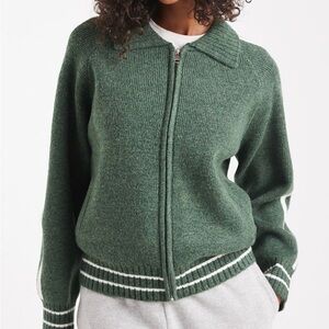 Cotton On Green Zip-Up Jacket